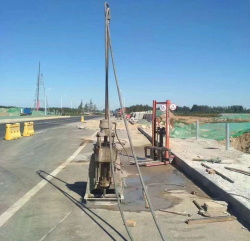 五营公路高聚物注浆加固